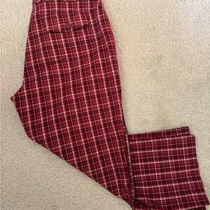 LOFT Women’s Petite Cropped Plaid Pant